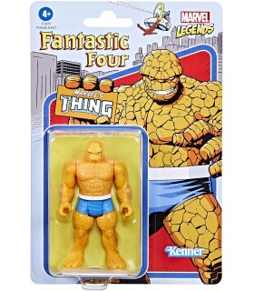 Figura The Thing Fantastic Four Marvel Legends Retro La Cosa Los Cuatro Fantásticos Articulada 9,5 cms