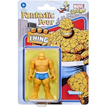 Figura The Thing Fantastic Four Marvel Legends Retro La Cosa Los Cuatro Fantásticos Articulada 9,5 cms