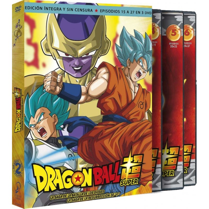 Dragon Ball Super. Box 2. La Saga De La Resurrección De F. Episodios 15 A 27 [DVD]
