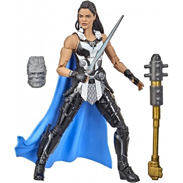 Figura King Valkyrie Thor Love And Thunder Reina Valkiria Marvel Legends Series Build A Figure Articulada 16 cms
