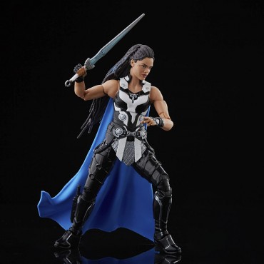 Figura King Valkyrie Thor Love And Thunder Reina Valkiria Marvel Legends Series Build A Figure Articulada 16 cms