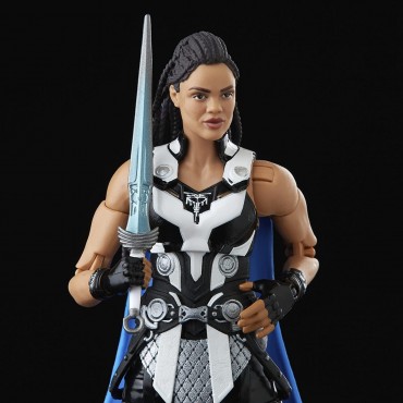 Figura King Valkyrie Thor Love And Thunder Reina Valkiria Marvel Legends Series Build A Figure Articulada 16 cms