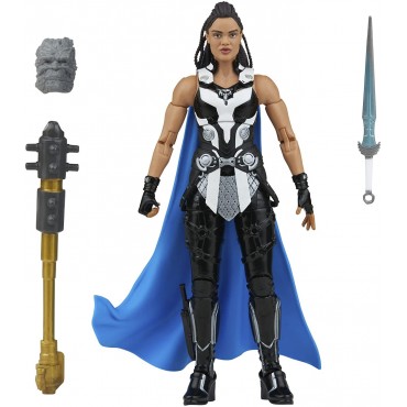 Figura King Valkyrie Thor Love And Thunder Reina Valkiria Marvel Legends Series Build A Figure Articulada 16 cms