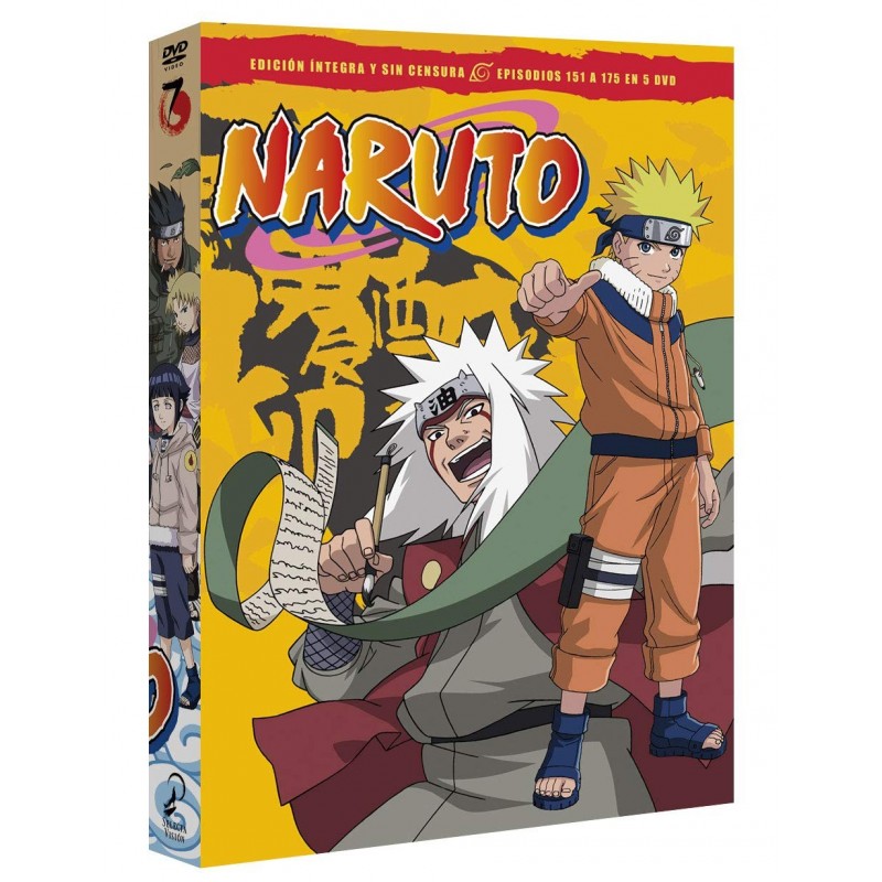 Naruto Box 7 Episodios 151 A 175 [DVD]