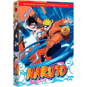 Naruto Box 6 Episodios  126 A 150 [DVD]