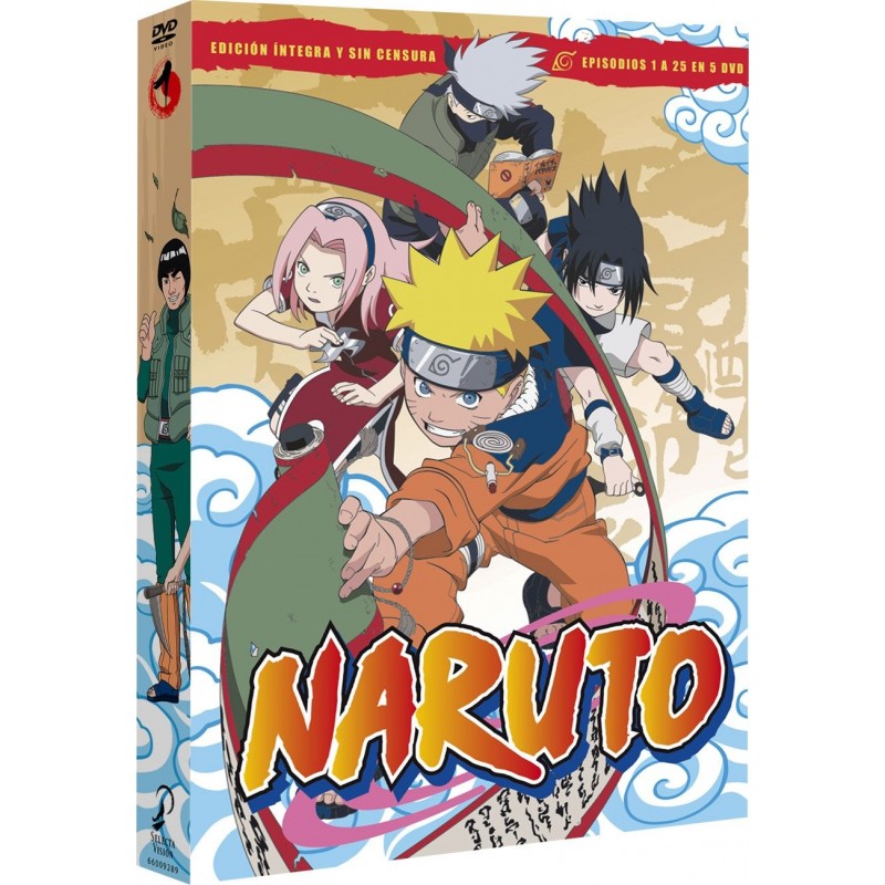 Naruto Box 1 Episodes 1 To 25 [DVD]