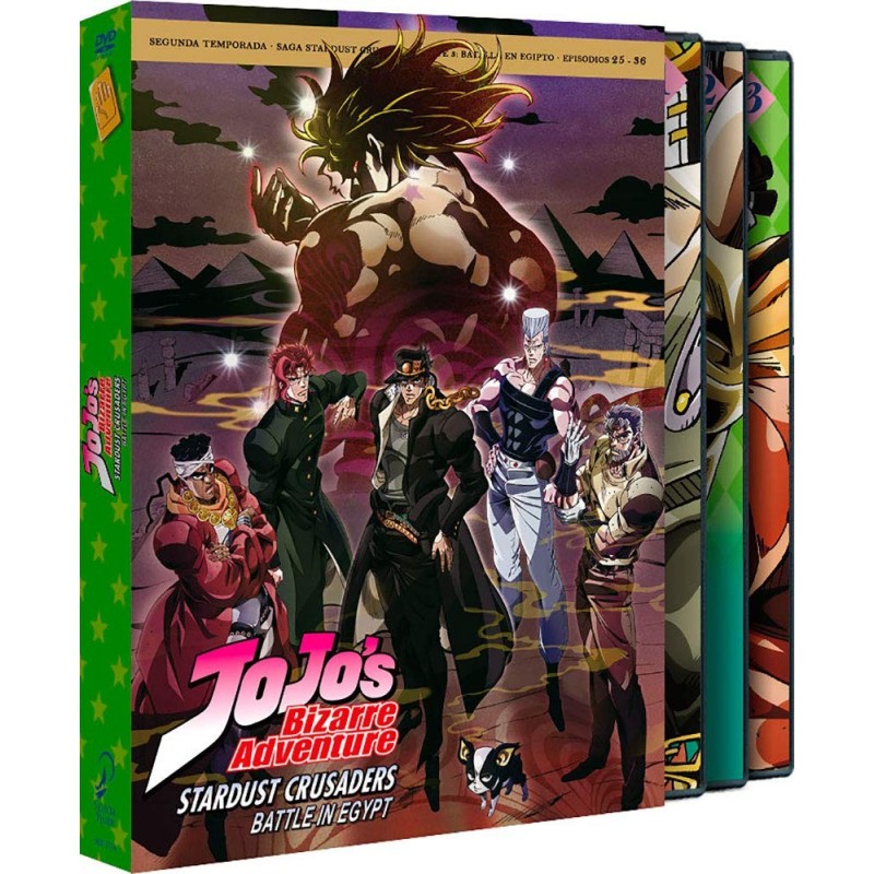 Jojos Bizarre Adventure Stardust Crusaders Egypt Arc Temporada 2 [DVD]
