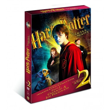 Harry Potter y la Cámara Secreta. Nueva Edición Con Libro [DVD] (2002) Harry Potter And The Chamber Of Secrets