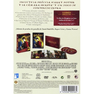 Harry Potter y la Cámara Secreta. Nueva Edición Con Libro [DVD] (2002) Harry Potter And The Chamber Of Secrets