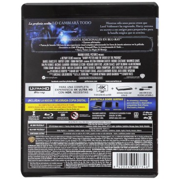 Harry Potter y la Orden del Fénix [4K UHD,Blu-ray] (2007) Harry Potter And The Order Of The Phoenix