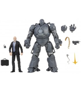Figura Obadiah Stane & Iron Man Monger The Infinity Saga Avengers Iron Man Marvel Legends Series Articulada 16 cms y 23 cms