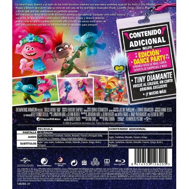 Trolls 2: Gira mundial (BD) [Blu-ray]