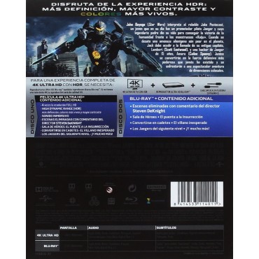 Pacific Rim: Insurrección [4K UHD,Blu-ray] (2018) Pacific Rim: Uprising