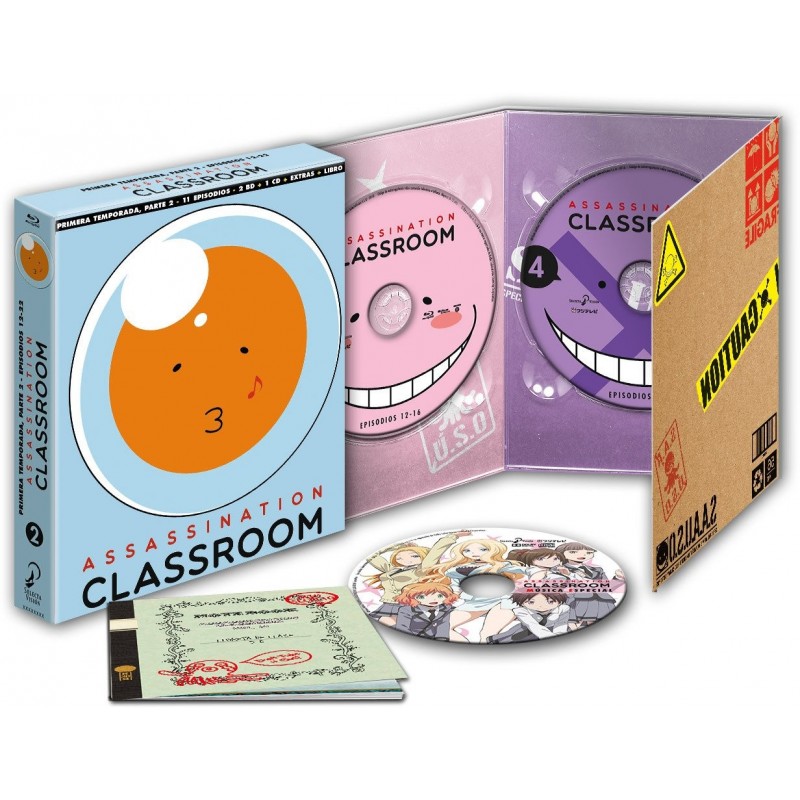 Assassination Classroom - Temporada 1, Parte 2 (Ep. 12 a 22) [Blu-ray]