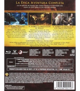 The Hobbit: An Unexpected Journey + The Hobbit: The Desolation Of Smaug + The Hobbit: The Battle Of The Five Armies [BLU_RAY]