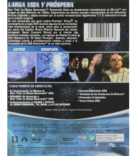 STAR TREK: LA NUEVA GENERACION (TEMPORADA 5) (BLU-RAY)