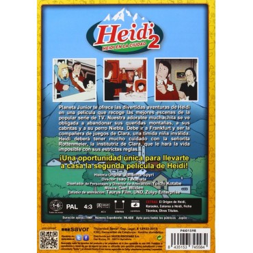 Heidi 2: La Película [DVD]