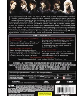 JUEGO DE TRONOS: SEGUNDA TEMPORADA COMPLETA (NUEVA EDICION)(DVD)