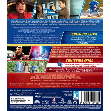 Sonic The Hedgehog 1 + Sonic The Hedgehog 2 [BLU_RAY]