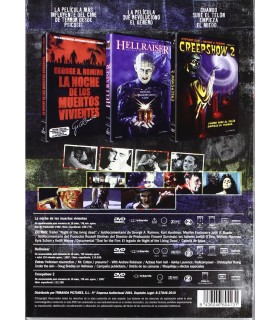 PACK LA NOCHE DE LOS MUERTOS VIVIENTES + HELLRAISER + CREEPSHOW 2