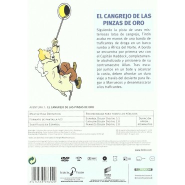 Tintín: El Cangrejo De Las Pinzas De Oro [DVD]