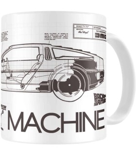 Taza Planos DeLorean Regreso al Futuro Back to the Future 300 mls                        