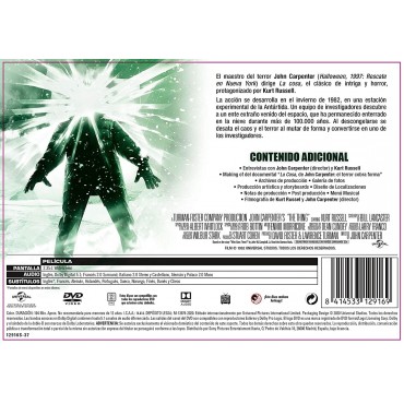 LA COSA (1982)  - EDICIÓN HORIZONTAL (DVD) [DVD]