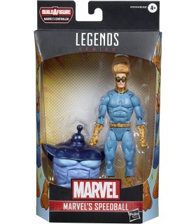 Figura Marvel's Speedball con Build-A-Figure Marvel Legends SeriesArticulada 15 cms
