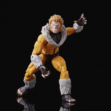 Figura Sabretooth X-Men Build-A-Figure Marvel Legends Series Articulada 15 cms