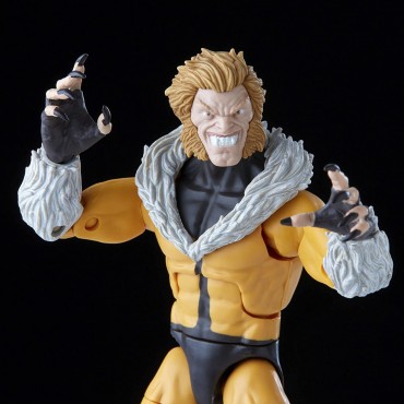 Figura Sabretooth X-Men Build-A-Figure Marvel Legends Series Articulada 15 cms
