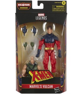 Figura Marvel's Vulcan X-Men Build-A-Figure Marvel Legends Articulada 15 cms