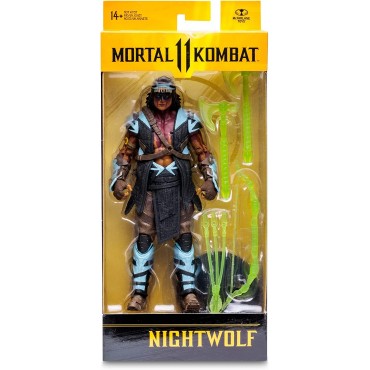 Figura Nightwolf Mortal Kombat 11 Articulada 18 cms