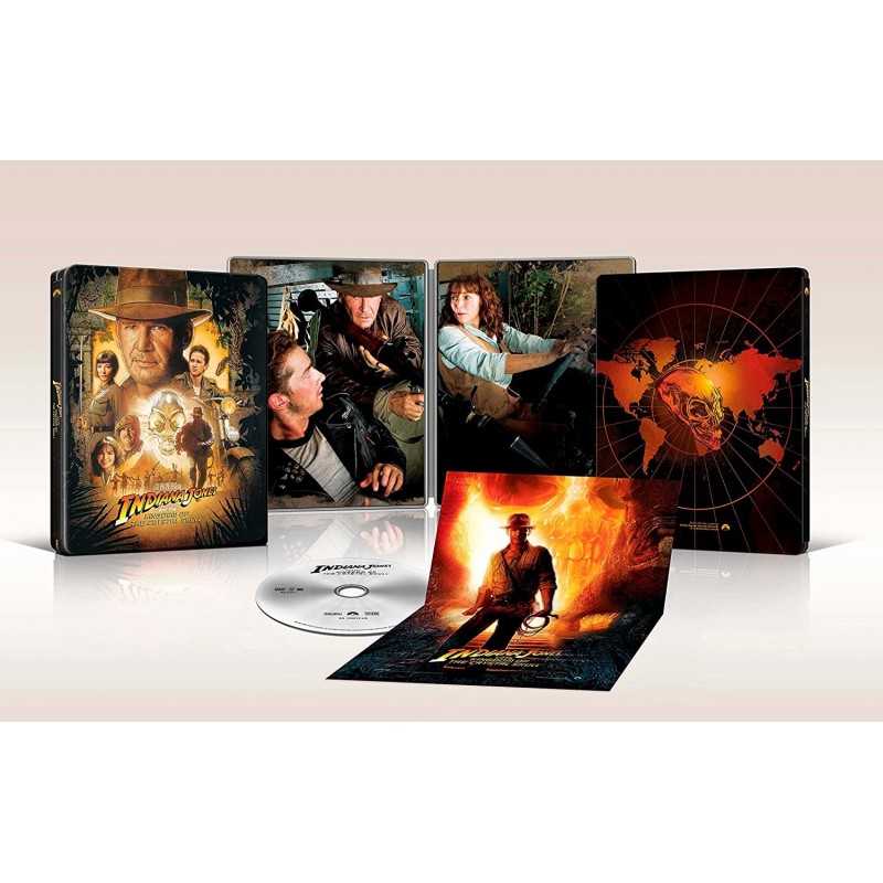 Indiana Jones y El Reino De La Calavera De Cristal (Steelbook) (4K UHD + Blu-ray) [Blu-ray]