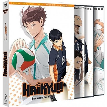 Haikyu!! Los Ases Del Voley Temporada 1 Parte 2 Ep. 14 A 25 [DVD]
