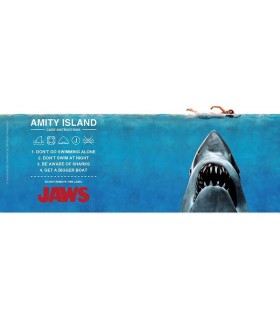 Taza Tiburón Jaws Instrucciones Amity Island Care 320 mls