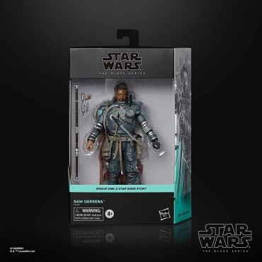 Figura Saw Gerrera Star Wars: Rogue One The Black Series Articulada 15 cms