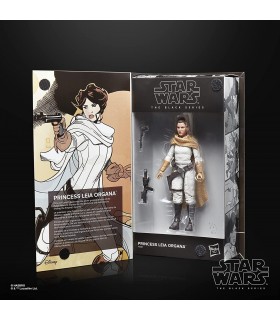Figura Princesa Leia Organa Star Wars The Black Series Articulada 15 cms
