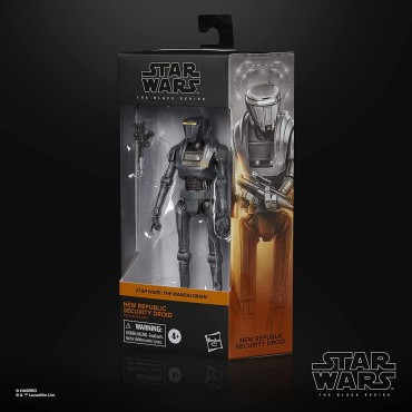 Figura New Republic Security Droid Star Wars: The Mandalorian Star Wars The Black Series Articulada 15 cms