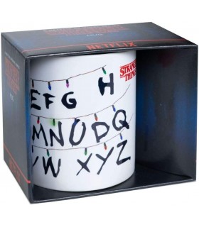 Taza Stranger Things Abecedario 315 mls