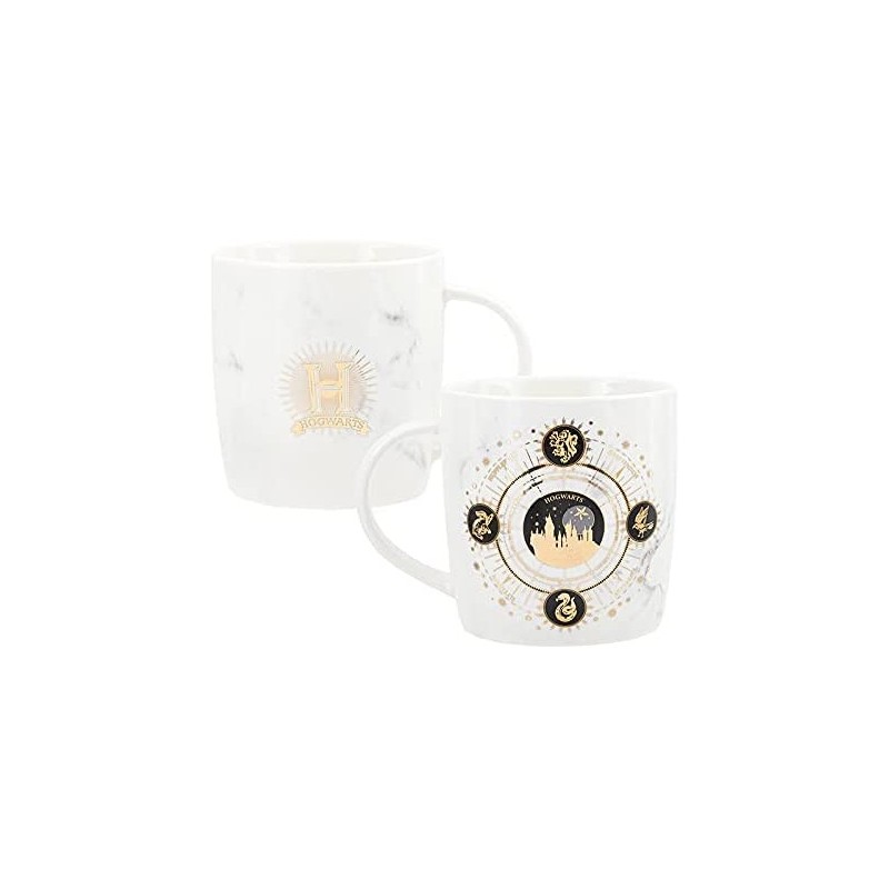Taza Hogwarts Harry Potter Constelaciones y Casas Cerámica 400 mls