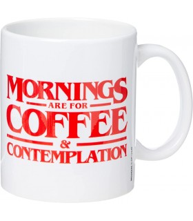 Taza Stranger Things Morning Coffee & Contemplation 315 mls