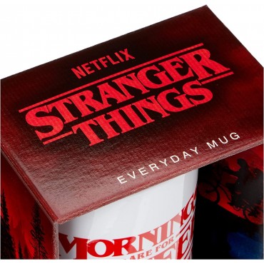Taza Stranger Things Morning Coffee & Contemplation 315 mls