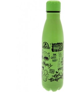 Botella Rick & Morty Frases de la Serie Aluminio 500 mls