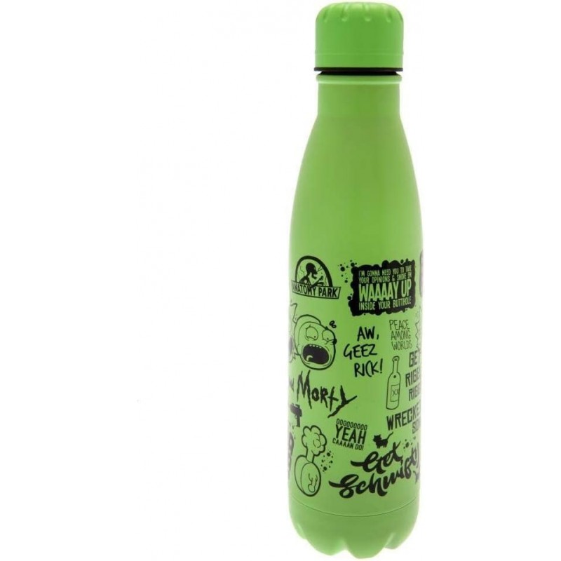 Botella Rick & Morty Frases de la Serie Aluminio 500 mls