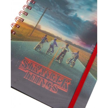 Cuaderno Stranger Things Azotamentes Portada Lenticular Mind Flayer Espiral A5