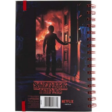 Cuaderno Stranger Things Azotamentes Portada Lenticular Mind Flayer Espiral A5