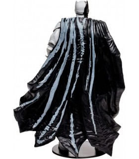 Figura Batman Line Art Variant con Cómic Black Adam Gold Label DC Articulada 18 cms