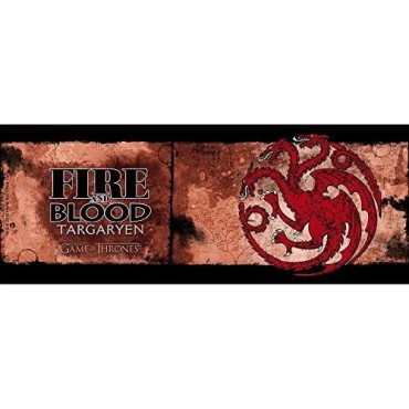 Taza Game Of Thrones Targaryen Fire And Blood Cerámica 460 mls