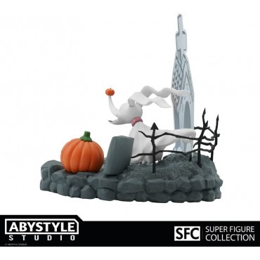 Figura Zero Diorama The Nightmare Before Christmas Pesadilla Antes de Navidad 12 cms