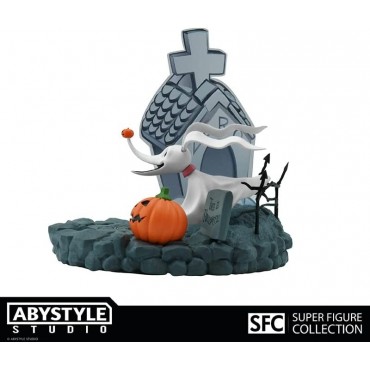 Figura Zero Diorama The Nightmare Before Christmas Pesadilla Antes de Navidad 12 cms